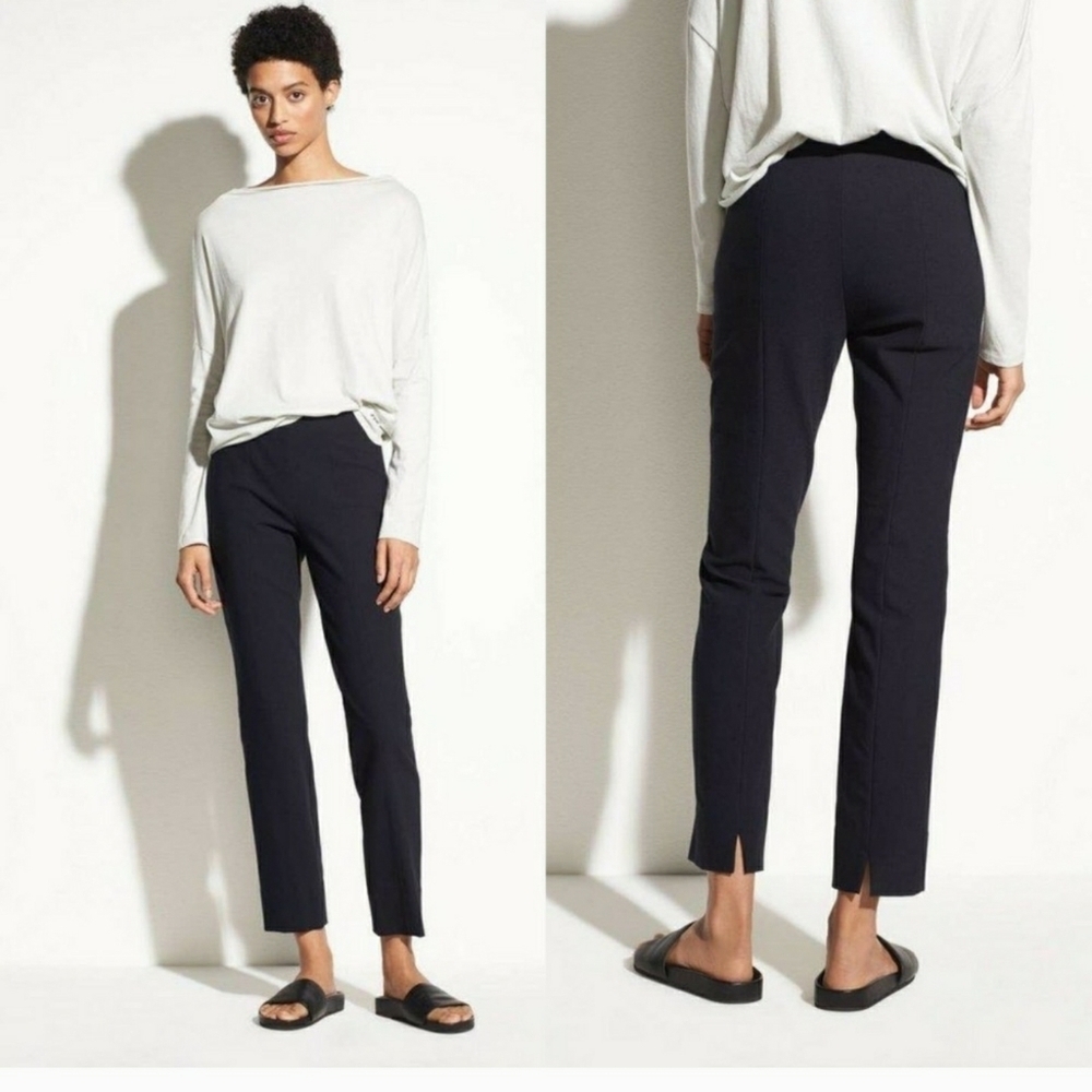 Vince Stitch-Front Seam Leggings, Color black,  Size M
